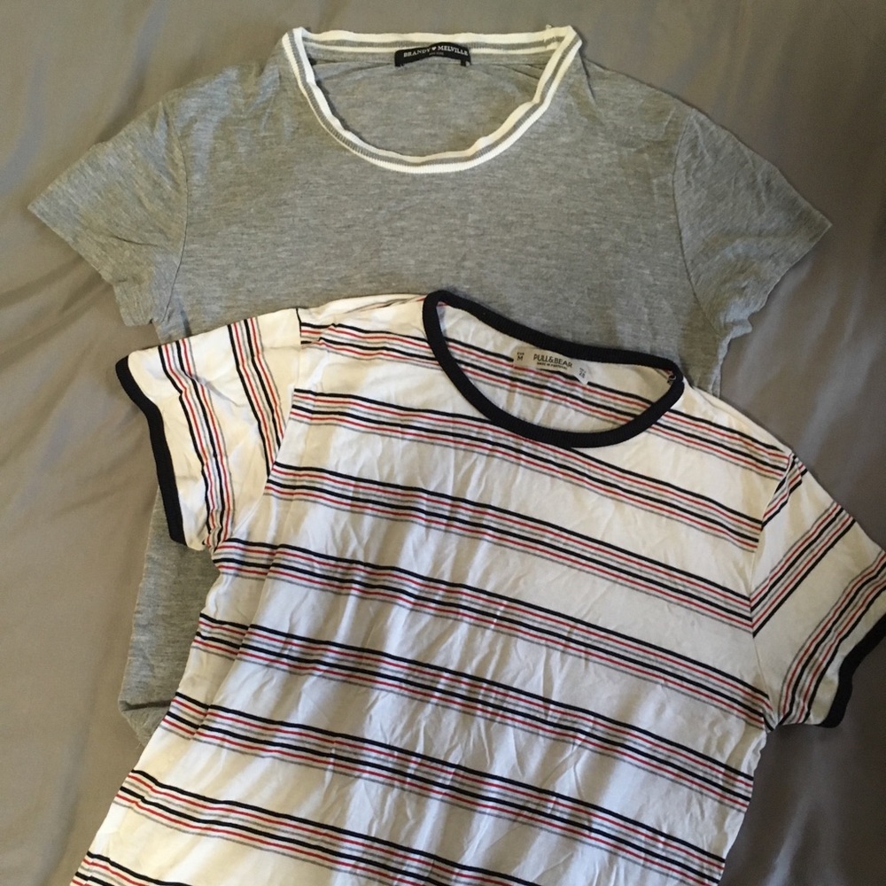 Brandy Melville and ASOS T-shirts